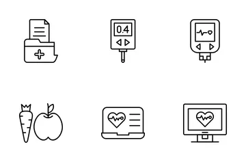 World Diabetes Day Icon Pack