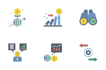 World Economic Recovery Icon Pack