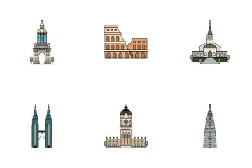 World Famous Buildings Vol-1 Icon Pack