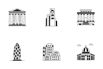 World Famous Landmarks Icon Pack