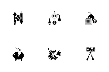 World Financial Crisis Icon Pack