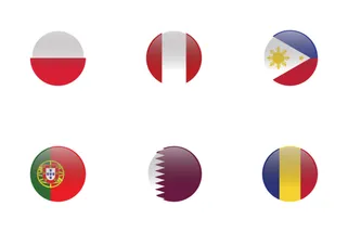 World Flags Circular 