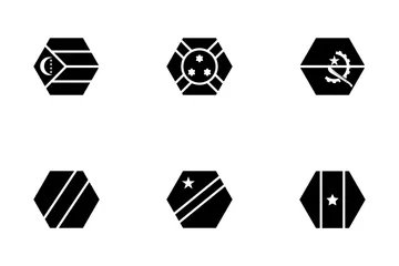 World Flags Glyphs Icon Pack