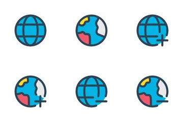 World Globe Network Vol-1 Icon Pack