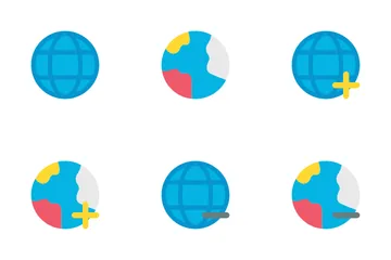 World Globe Network Vol-1 Icon Pack