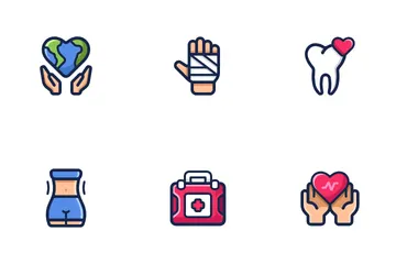 World Health Day Icon Pack