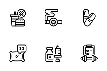 World Health Day Icon Pack