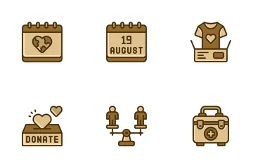 World Humanitarian Day Icon Pack