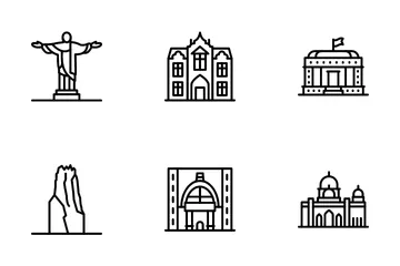 World Landmark Icon Pack