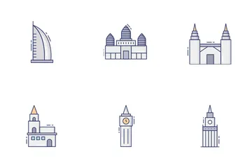 World Landmark Vol 1 Icon Pack