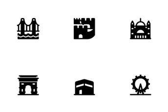 World Landmarks Icon Pack