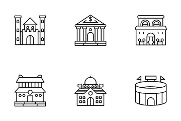 World Landmarks Icon Pack