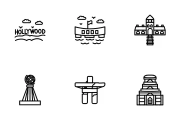 World Landmarks Icon Pack