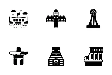 World Landmarks Icon Pack