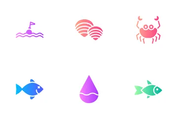 World Ocean Day Icon Pack