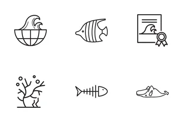 World Ocean Day Icon Pack