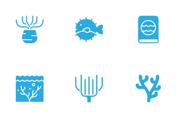 World Oceans Day Icon Pack