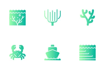 World Oceans Day Icon Pack