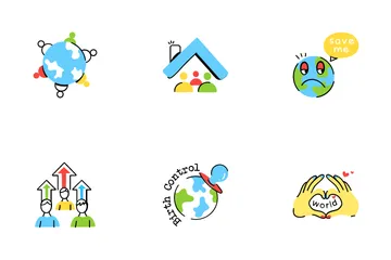 World Population Day Icon Pack