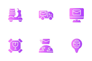 World Post Day Icon Pack