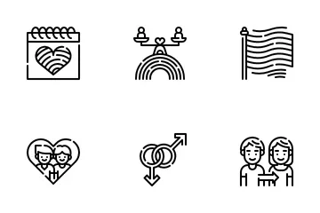 World Pride Day Icon Pack