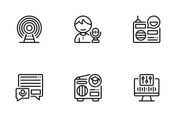 World Radio Day Icon Pack