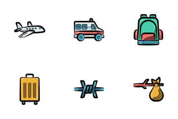 World Refugee Day Icon Pack