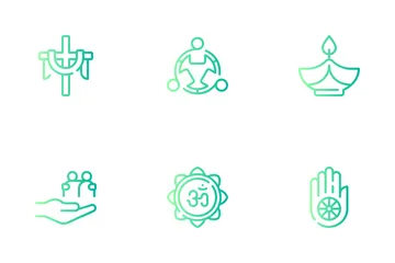 World Religion Day Icon Pack