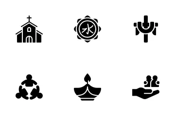 World Religion Day Icon Pack
