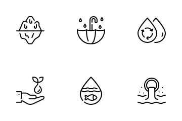 World Water Day Icon Pack