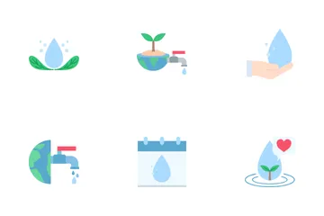 World Water Day Icon Pack
