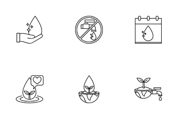 World Water Day Icon Pack