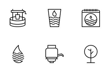 World Water Day Icon Pack