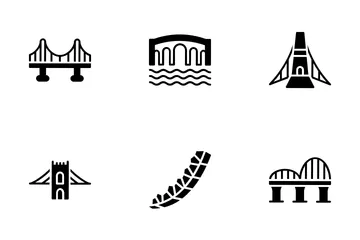 World's Famous Bridges Icon Pack