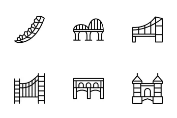 World's Famous Bridges Icon Pack