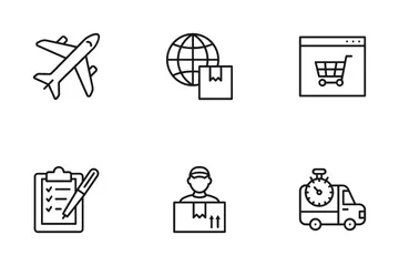 Worldwide Delivery Icon Pack