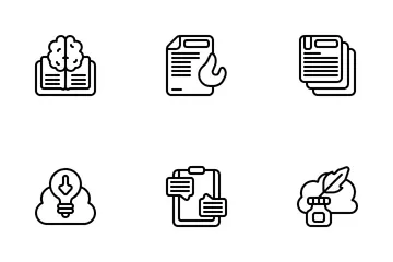 Writing Idea Icon Pack