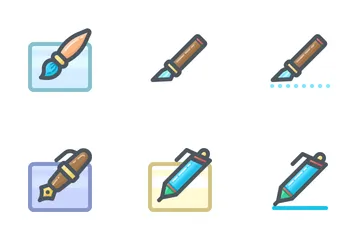 Writing Tools (Colored) Icon Pack