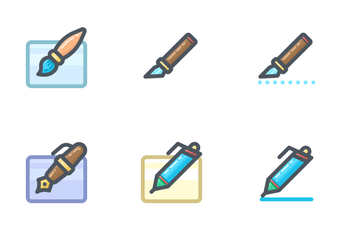 Writing Tools (Colored) Icon Pack
