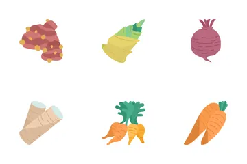 Wurzelgemüse Symbolpack
