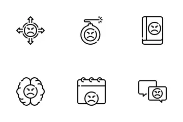 Wütend Icon Pack