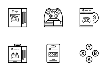 Xbox One Console (outline) Icon Pack