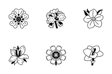 Yellow Flowers Icon Pack