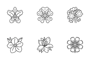 Yellow Flowers Icon Pack