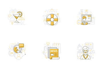Yellow Series Icon Pack