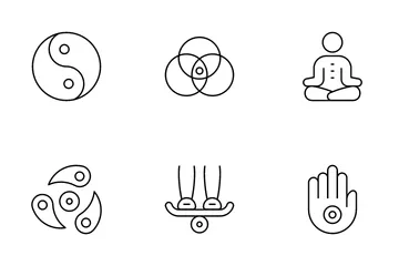 Yoga Paquete de Iconos