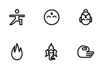 Yoga Class Icon Pack