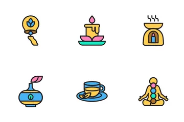 Yoga Meditation Icon Pack