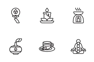 Yoga Meditation Icon Pack