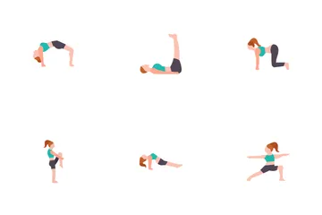 Yoga Poses Icon Pack
